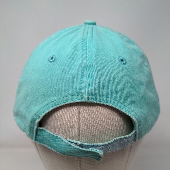 San Juan Puerto Rico Est. 1493 Strapback Hat Greenish-Blue Outback America - Picture 6 of 8